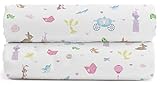 PERFEKT ZUM VERSCHENKEN – Das Spannbettlaken-2er-Set (Einzelbettgröße) ist das perfekte Geschenk für kleine Prinzessin Fans. Die Bettlaken mit Gummizug verleihen jedem Schlafzimmer, Gästezimmer, Ferienhaus oder Kinderzimmer einen verspielten Touch.