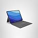 Logitech Combo Touch iPad Pro 12.9-inch (5th, 6th gen - 2021, 2022) Keyboard Case - Detachable Backlit Keyboard with Kickstand, Click-Anywhere Trackpad, Smart Connector - Oxford Gray; USA Layout