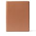 Leatherology Cognac Leather Folder with Pockets & Pen Holder – Slim Padfolio Organizer for A4 Documents, Business Cards & Notes | Full-Grain Leather Professional Folder for Work & Meetings