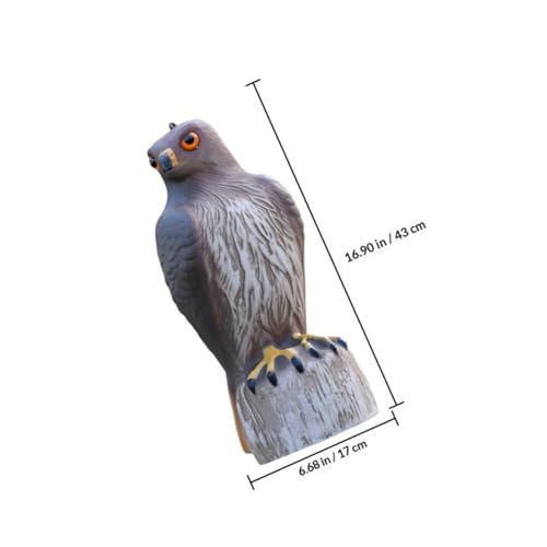 Figurine d'oiseau décorative à queue pour jardin et balcon - 3