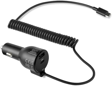 Chargeur de voiture à charge rapide Amazon Basics, 1 port USB-C +...