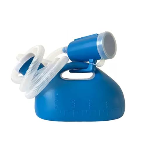 AIMALL 2000ml Portable Male Urinal with 1.6M Tube, Travel Urine Pee Bottle for Camping, Bedridden Men, Easy-Grip Handle, Leak-Proof, Convenient Urine Storage