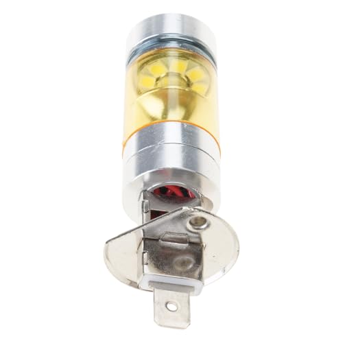 Zeizafa Bombillas De Niebla Conducción H1 H1 100W Lámpara LED Bulbo Luz Brillante 3000K Lámparas Fuego Bajo Amarillo Dorado