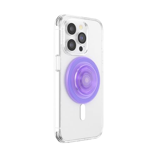 Image of PopSockets Phone Grip for MagSafe, Magnetic Holder, Phone Stand - Lavender Translucent