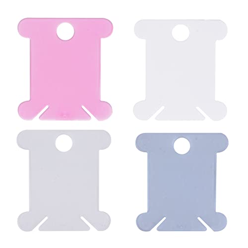 image for LIFULANDIAN 80 Pcs Thread Organizer, Embroidery Floss Bobbins,Embroide