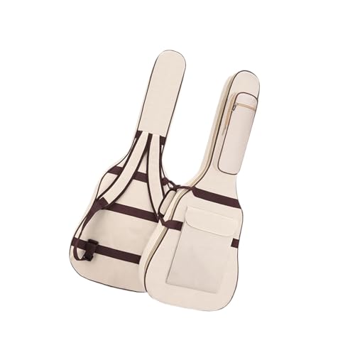 Garende Electric Guitar Carrying Bag for 40-41in Models with Shoulder Strap, Beige