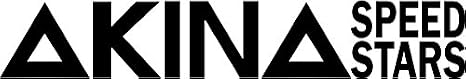 Initial D Anime TV Series 6" Wide Akina Speed Stars Custom Die Cut Decal - Black Color