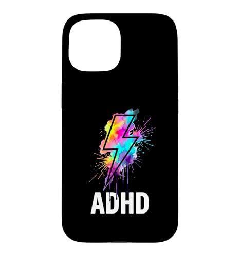 ADHD ���C���{�[ ��� �X�v���b�V�� ��l�p ���ʉ� �A�[�g �X�}�z�P�[�X iPhone 15 �p