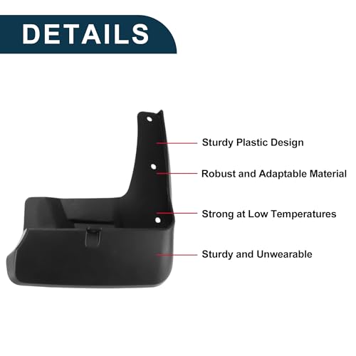 Image of Mud Flaps Splash Guards for Toyota Sienna SE 2016-2019 Front & Rear Mud Guards W /Mount Accessories