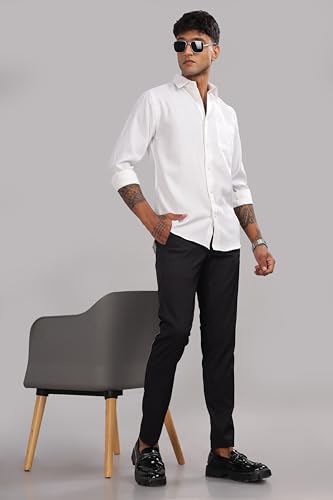 Image of RAGZO Premium Elastic Formal Pants for Men || Formal Trousers for Men Office Wear || Formal Trousers for Men Stretchable