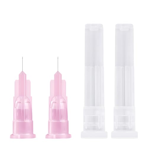 10pcs 34 Ga 4mm/0.15inch Disposable Injection Needle with Cap for Scientific and Industrial Dispensing NeedleLaboratory Tools Individually Sealed