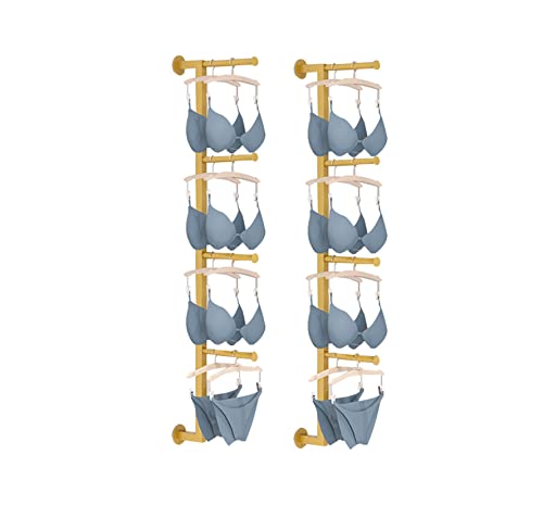 Wall-Mounted Underwear Hook Bra Rack Lingerie Display Rack, Clothing Store Underwear Bra Display Stand Shorts Panties Rack Shelves Wall Hanging Rack