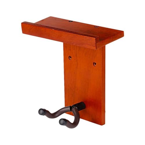 Perchas de guitarra para pared, soporte de pared para púas, gancho de instrumento de cuerda de madera, soporte de exhibición que ahorra espacio, organizador profesional duradero para sala de ensayo y