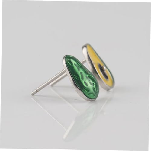Pendientes de aguacate verdes Gatuida con 2 piezas de joyería de frutas 3