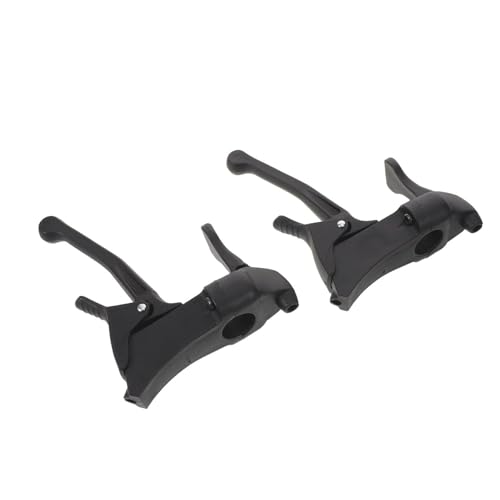 IMIKEYA Poignée de Frein Autobloquante pour Fauteuil Roulant Levier de Frein en Plastique Noir Compatible Universellement Paire de Pièces pour Usage Intérieur et Extérieur Accessoire