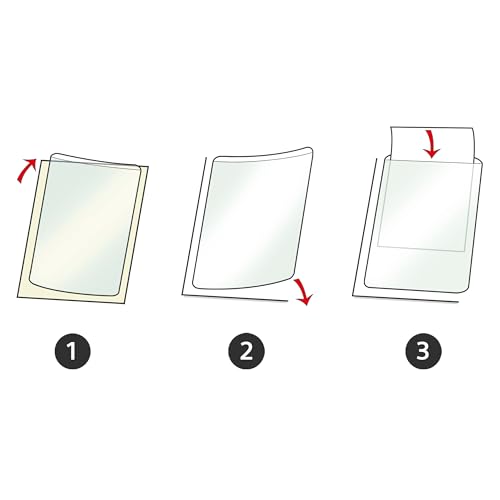 Pochettes transparentes autocollantes A4 pour éviter de corner les documents
