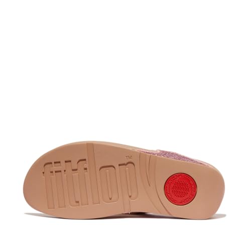 Image of FitFlop Lulu Multi-Tonal Glitter Toe Post Sandals
