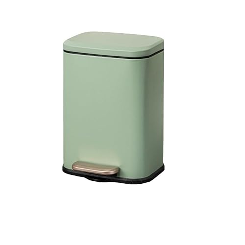 Miniatura 9 de Contenedor de basura De Pie De Cesto De Basura para Baño Sellado, Cubo De Basura De Scero Inoxidable para El Hogar, Bajo Ruido, Elevación Lenta,