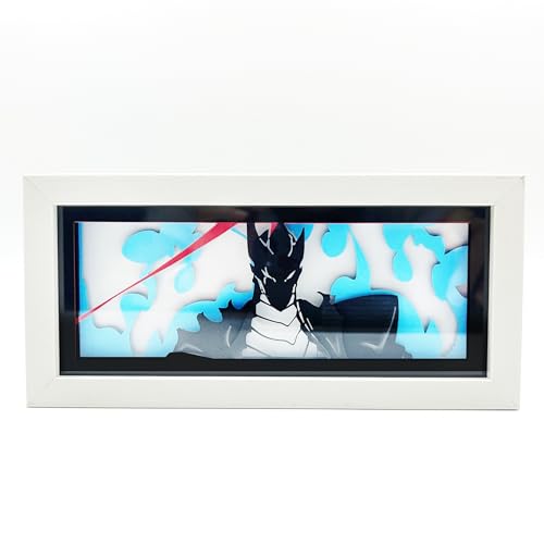 Shadow Igris Otaku Light Box Solo Leveling Anime Lamp Figure Night Light 16 Color RGB LED 3D Anime Room Dcor Gift for Otaku