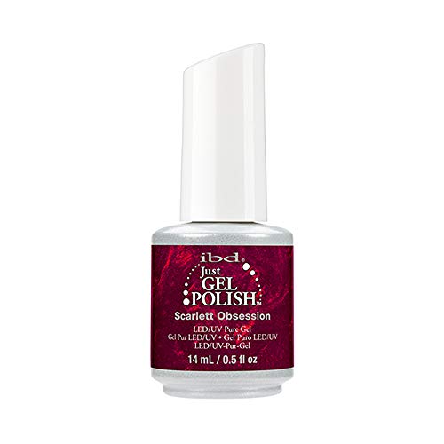 IBD Just Gel Nail Polish, Scarlett Obsession, 0.5 Fluid Ounce IBD Just Gel Nail Polish, Scarlett Obsession, 0.5 Fluid Ounce