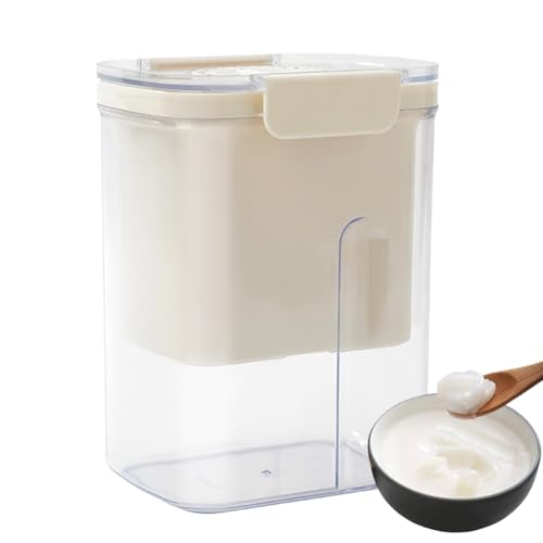 Old Yogurt Maker Greco Con Filtro - Filtro Separatore Per Latticini Fatti In Casa | Strumenti Da Cucina Multifunzionale Per Preparare Yogurt, Miele, Succo, Latte Di Soia, Cottura Sana, Facile Accessor