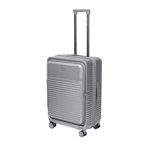Image of VIP FLEX9010 Expandable Check-in Trolley Bag 67cm | Medium | Hard Luggage | 8-Wheel Business Travel Suitcase with 15.6 inch Laptop Compatible | Flushed TSA Lock | 3 Years International Warranty (Grey)