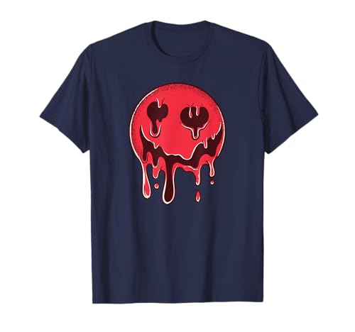 Melting Smiling Face Emojicon I Melting Smile Camiseta