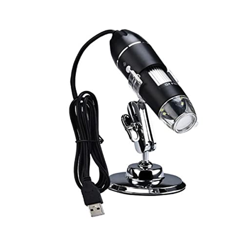 Microscope Adjustable 1600X LED Digital Microscope Camera USB/Type-C/Micro Zoom Magnifier(USB 500X)
