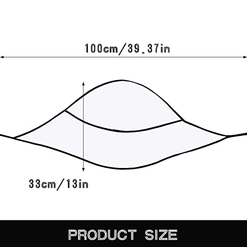 Lusofie 6 Stück Regenhaube mit Sonnenschirm Transparent Wasserdicht Regenschal Regenhaube Kopf Schützt Die Frisur Kunststoff Regenhut Damen Wasserdicht Regenmantel Regenkapuze