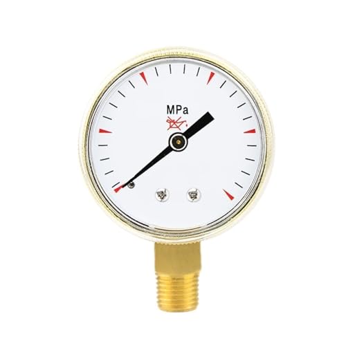 Manomètre Y-50 laiton radial NPT1/4 avec cadran haute lisibilité