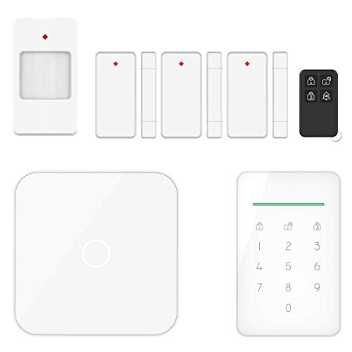 ELRO AS90S Home+ Système d'alarme Intelligent sans Fil - WiFi - GSM Fonction testée au Mieux avec Station de Base