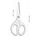 Baby Food Scissors, Ceramic Scissors For Baby Food, Portable Safety Food Scissors Ceramic Kitchen Scissors For Food, Ceramic Baby Kids Food Scissors Travel With Blade, Kitchen Scissors For Baby