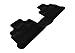 3D MAXpider Custom Fit KAGU Floor Mat (BLACK) for 2007-2013 JEEP WRANGLER JK 2-DOOR/ UNLIMITED - 1ST ROW