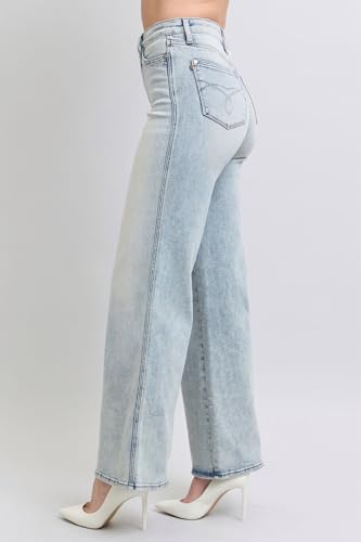 Judy Blue High-Waisted Tummy Control Retro Wide-Leg Jeans – Stylish, Flattering, and Comfortable - 888672