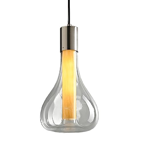 Suspension E27 luminaire décoratif hôtel restaurant avec abat-jour verre créatif