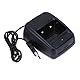 BODYA USB Ladegerät für BaoFeng BF-888S BF-777S BF-666S Retevis H777 Radio Walkie Talkie, Schwarz