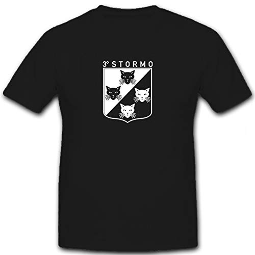 T-shirt 3 °Stormo noir de qualité supérieure coupe XXXX-Large