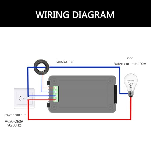 Contrôleur d'électricité ABS haute précision avec écran LCD rétroéclairé