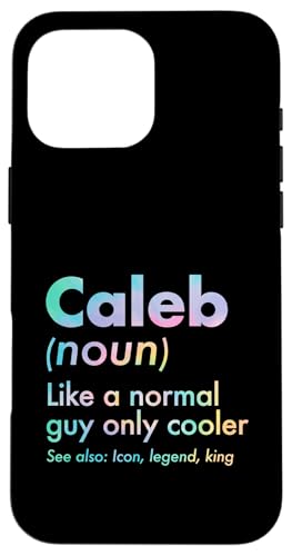 Caleb Like A Normal Guy Only Cooler Legend King �t�@�[�X�g�l�[�� �X�}�z�P�[�X iPhone 16 Pro Max �p