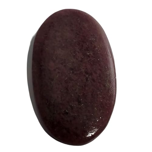 Rubis cabochon ovale 47x26x6mm, grande pierre précieuse naturelle de collection