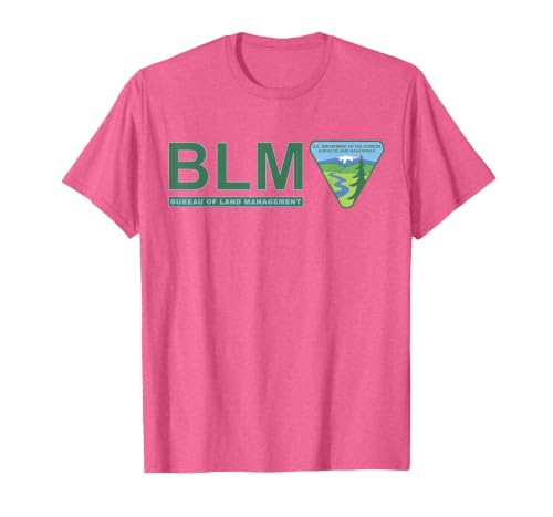 The Original BLM - Bureau of Land Management (Color) T-Shirt, Men, Pink Heather, XX-Large
