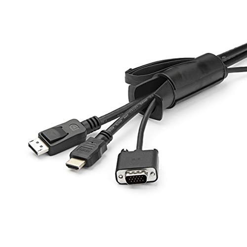 StarTech 1.5m (4.9ft) Manga para Gestión de Cables, Espiral (CMSCOILED3) | Diámetro 1.8" (45mm), con Herramienta para Carga de Cables miniatura 3