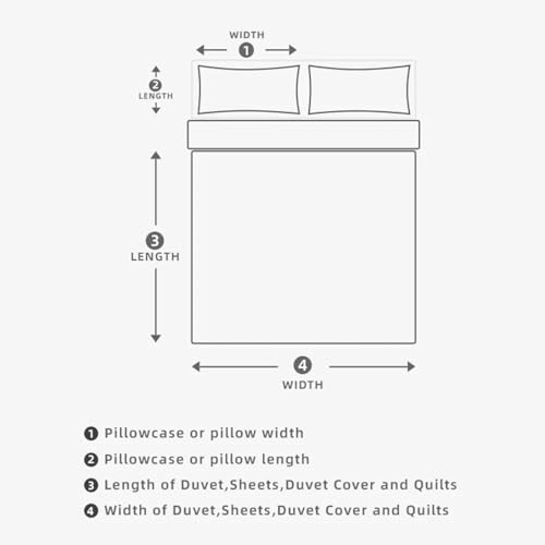 Housse de couette floral cœur rouge 140x210 pour lit double - 3