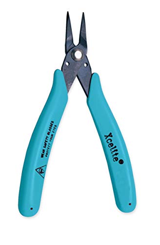 Xcelite 378M Thin Profile Long Reach Electronic Plier, Serrated Jaw, 5-1/2