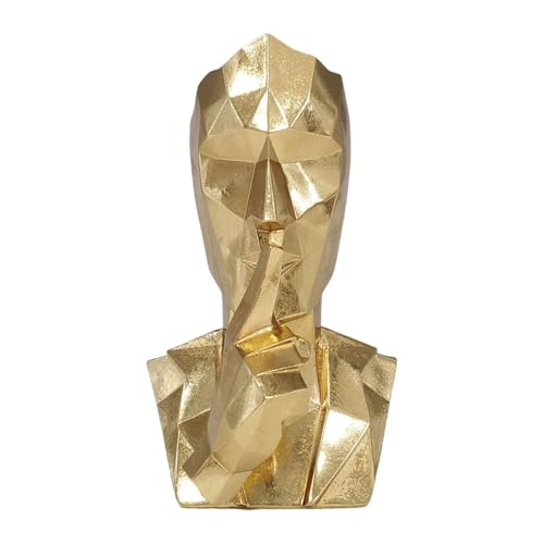 Merishopp Resin Thinker Statue Home Decor Abstract Figurine for Desk Cabinet Bookshelf No Speak | Figurines | Home Dacor