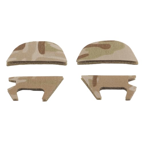 Image of Next Gen Hook & Loop Panels + Fuzz Cover Set compatible with Ops-Core AMP Headsets