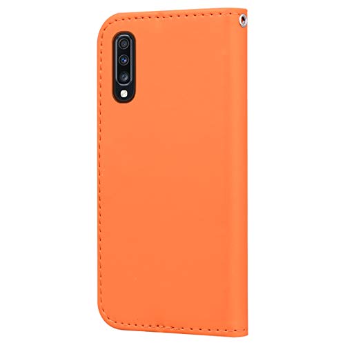 Greaked for Samsung A10/A20/A30/A50/A50/A50S/A30S Capa protetora de couro PU com compartimento para