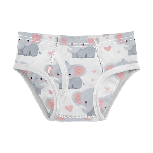 Wusikd Cute Elephants Boys' Underwear Cotton Boys Briefs Soft Toddler Underwear 2T