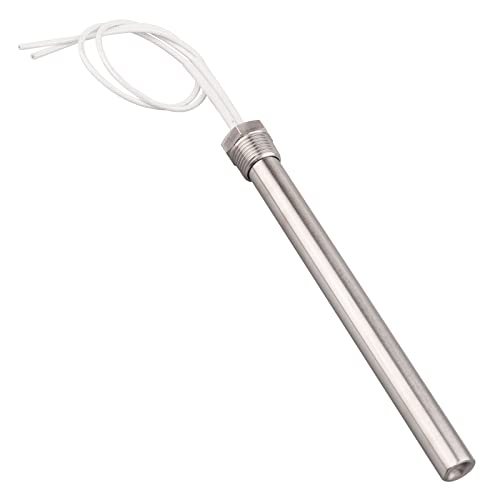 AIICIOO Patronenheizelement Edelstahl 1/2 Zoll DN15 21mm AC 220V 1000W Flansch