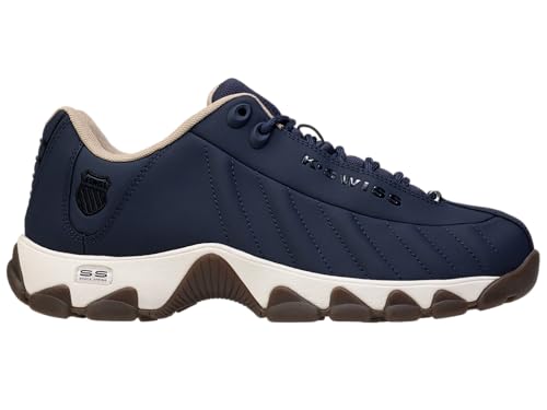 Image of K-Swiss Men's ST329 CMF Sneaker, Wide Tennis Walking Shoes Leather Upper